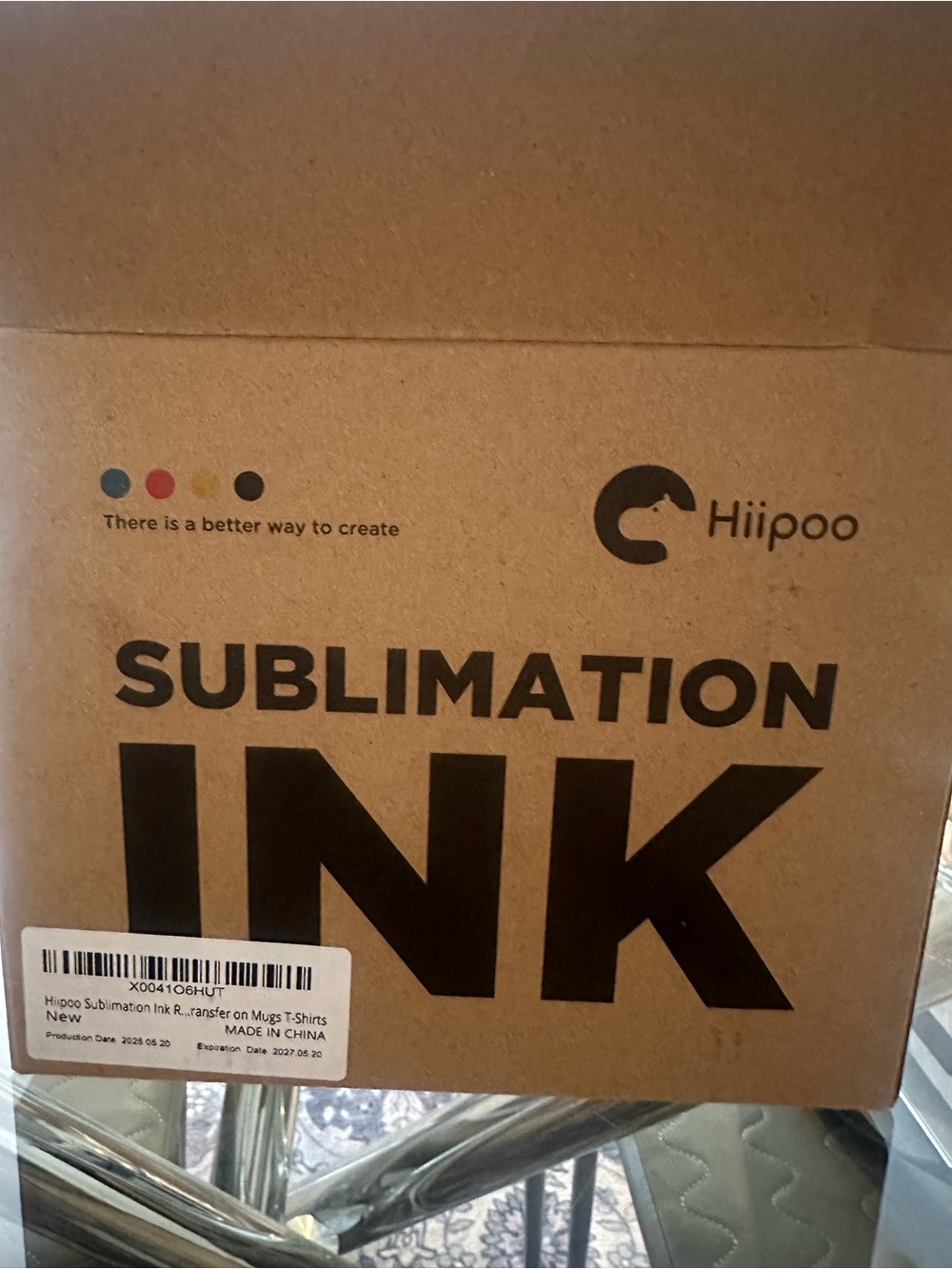 Sublimation Ink - Brown Kraft Packaging